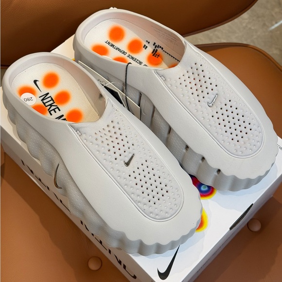 Nike White Slide Sandals